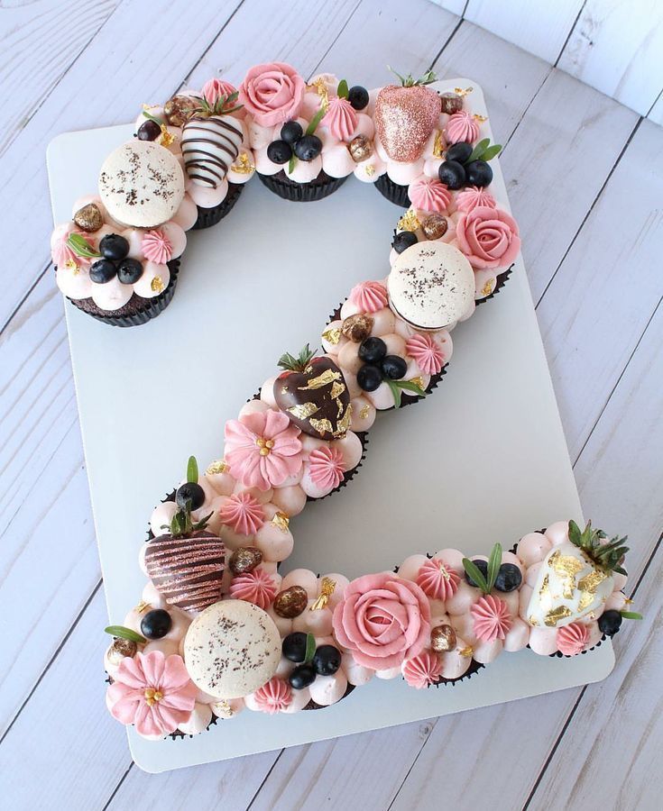 Cupcakes numéros